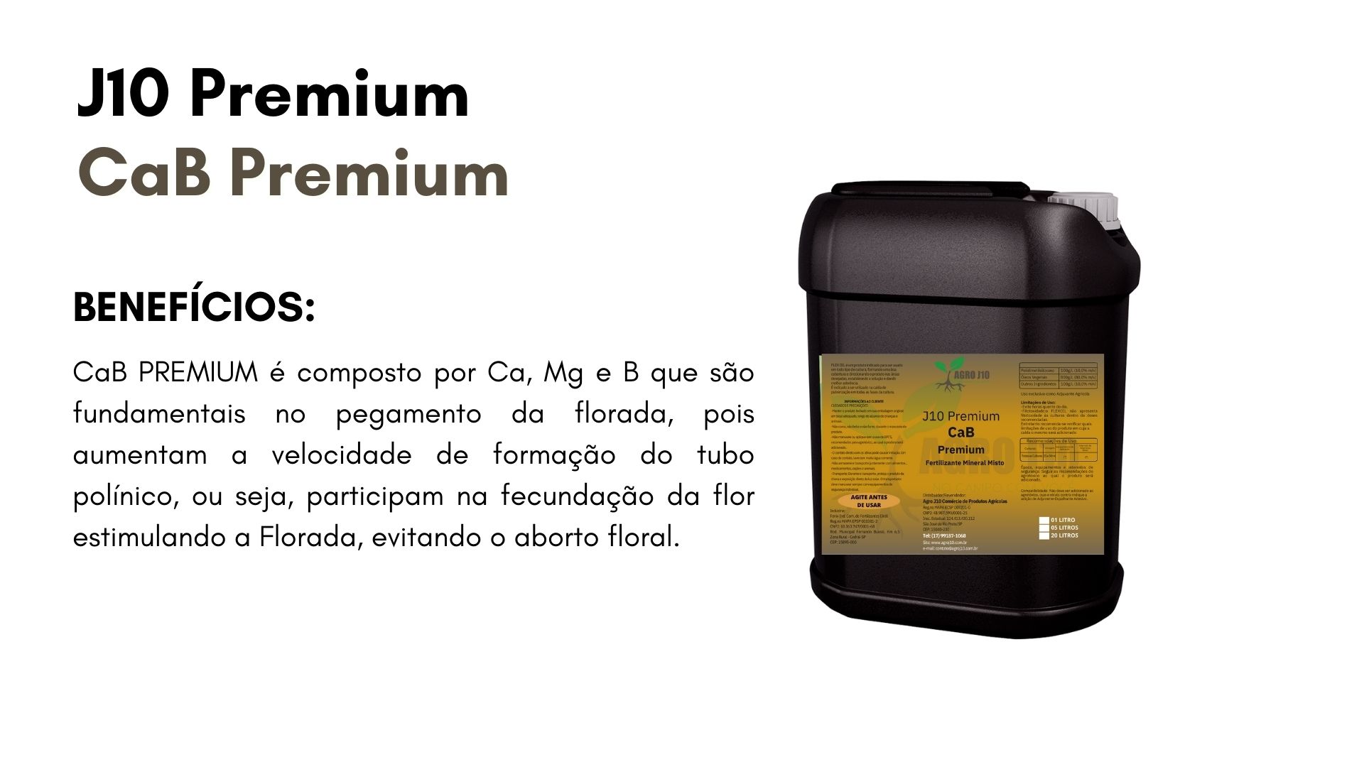 Pode ser usado em todas as culturas durante todo o ciclo vegetativo. Facilmente absorvido pelas raízes. Melhora do sistema radicular, brotação e vegetação, propiciando aumento de produtividade. El (3).jpg